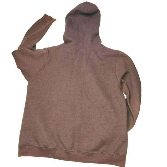 Gildan Heavy Blend Size M Rust Color Hoodie Gettysburg Embroidery Pouch Pockets - Picture 2 of 11